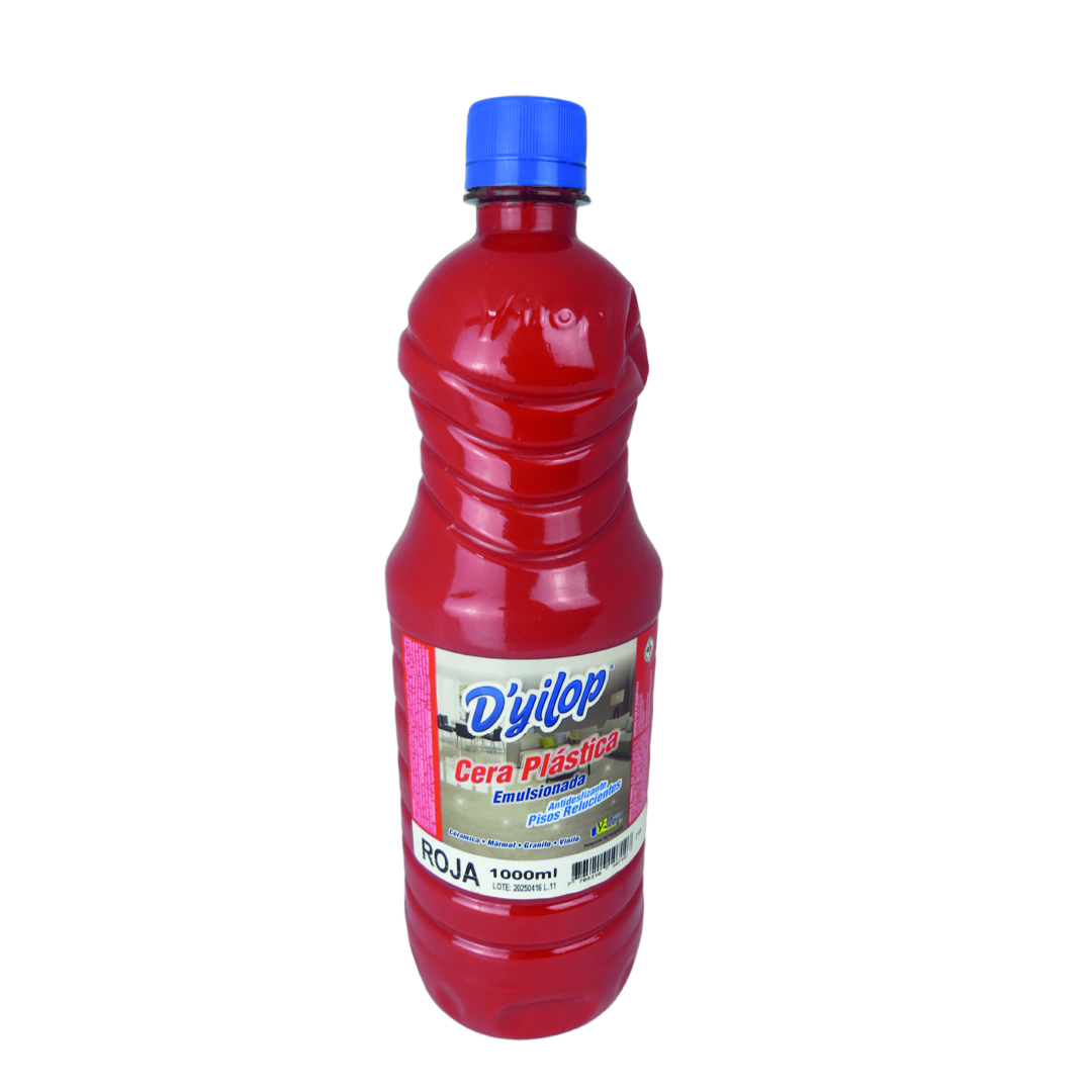 CERA PLASTICA EMULSIONADA ROJA X 1000 ML